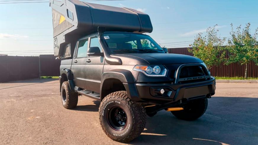 UAZ Pickup превратили в кемпер