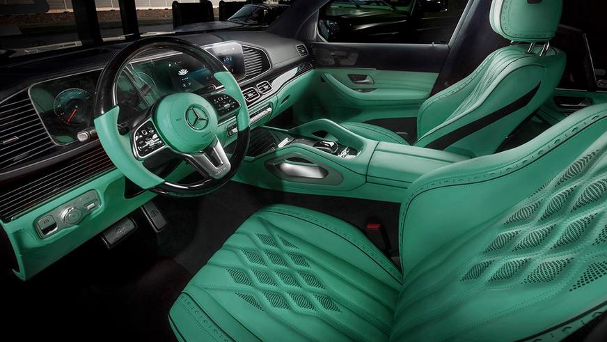 Mercedes GLS в золоте или «мяте»