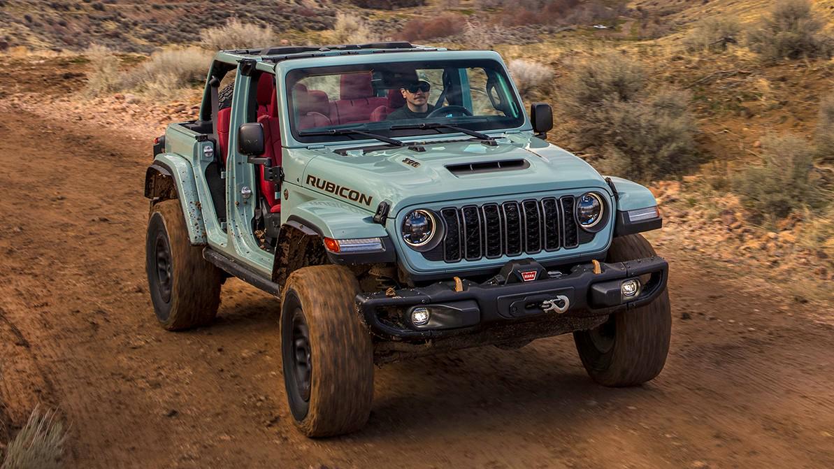 Jeep V8-бен жүретін Wrangler-ден бас тартпайды