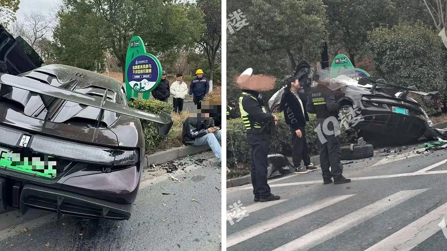 Фото дня: в Китае разбили 1300-сильный Yangwang U9