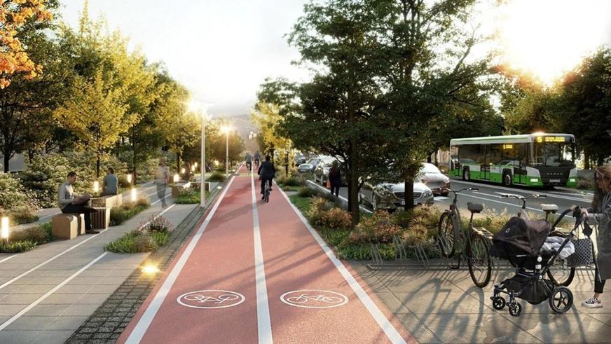 Строительство BRT на Райымбека начнётся 23 апреля Строительство BRT на Райымбека начнётся 23 апреля