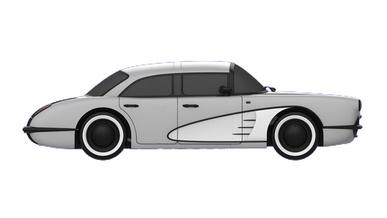 Китайцы готовят копию классического Corvette. Четырёхдверную!