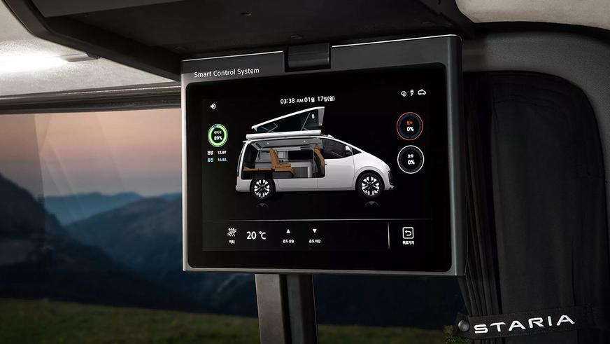 Электрическую Hyundai Staria приспособят для сна и отдыха