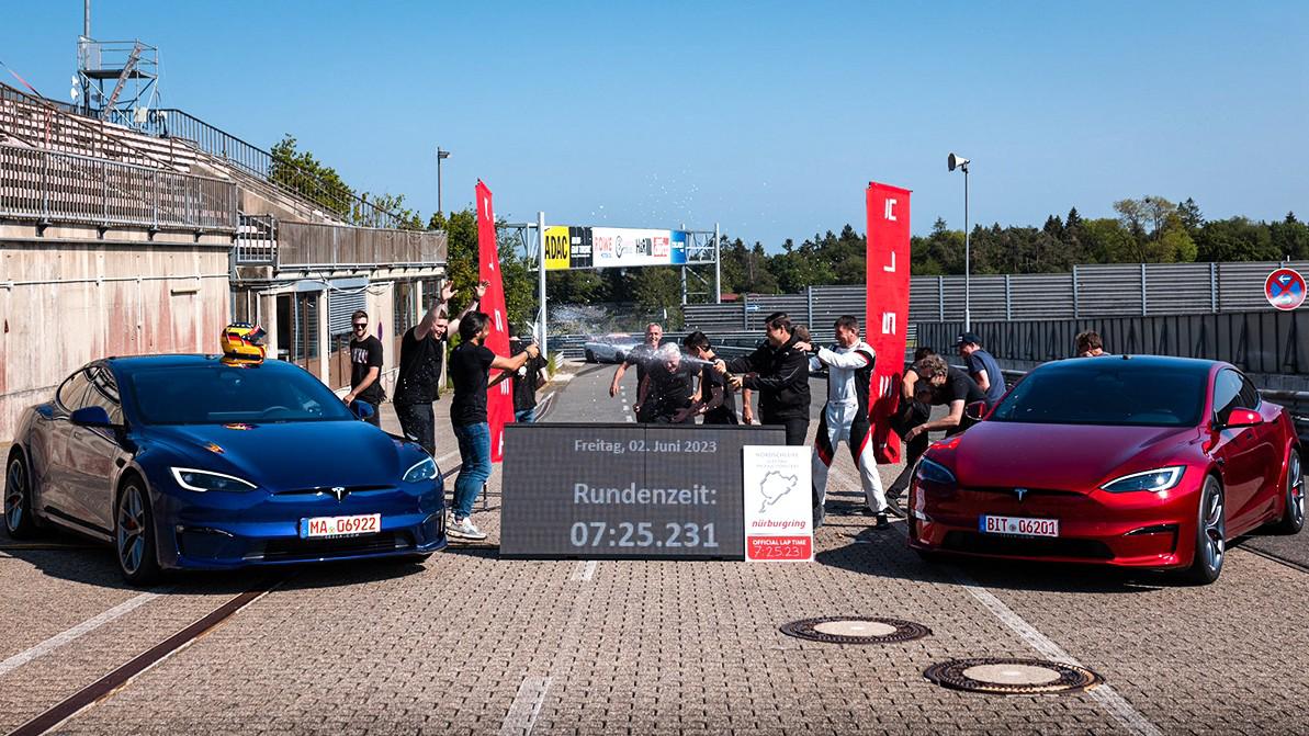 Tesla снова стала самым быстрым электрокаром «Нордшляйфе»