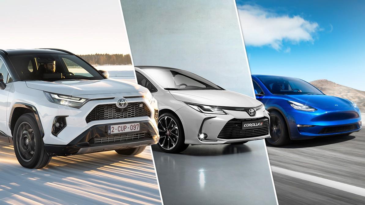 Әлемде ең көп өткен үш көліктің екеуі — Toyota, біреуі — Tesla