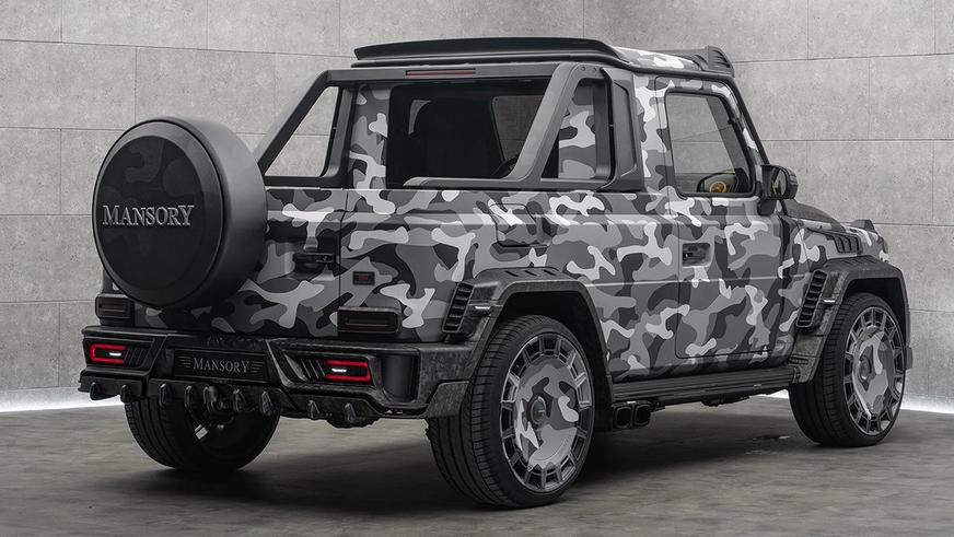 Ателье Mansory сделало из «Гелендвагена» двухместный пикап