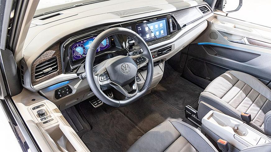 VW Multivan Т7 ориентирован на пассажиров