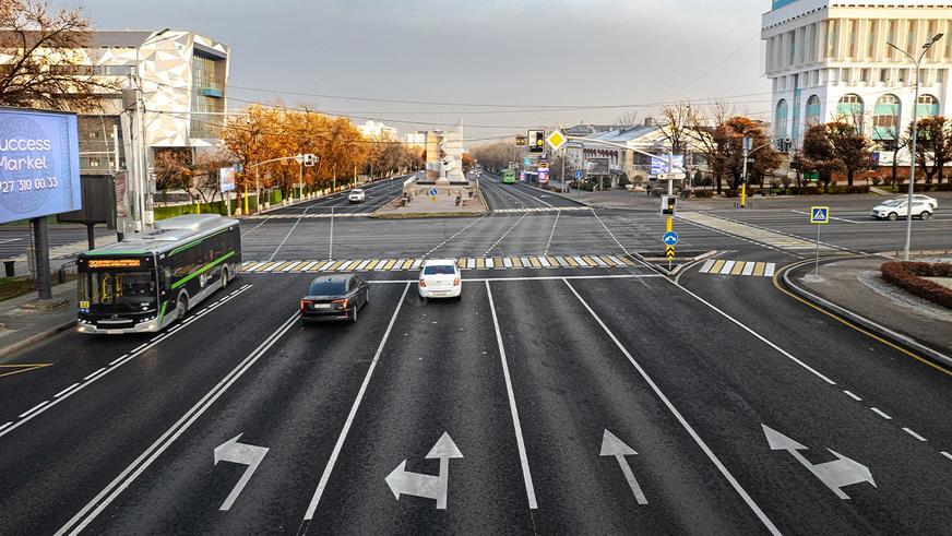 BRT на Желтоксан: как ездить по улице с изменённой разметкой и новыми знаками