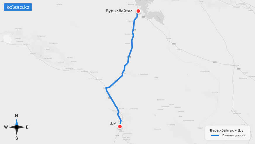 Плату за проезд ещё по четырём республиканским трассам скоро начнут собирать в Казахстане