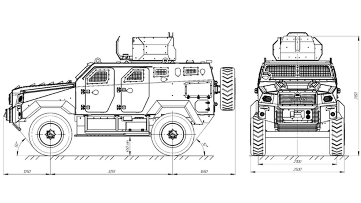 Tarlon 4×4: новый броневик из Узбекистана