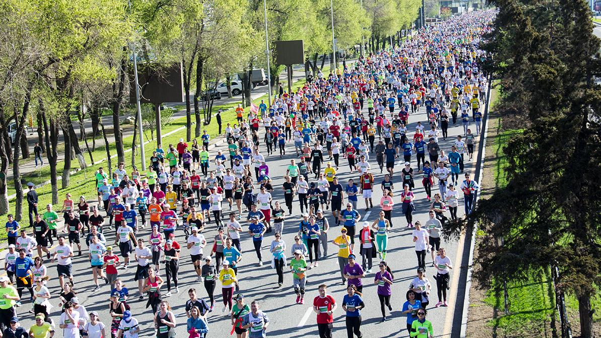 Ради марафона в Алматы 26 сентября перекроют ряд улиц