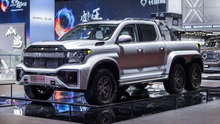 Шестиколёсный CyberP!ckup от Great Wall прибыл в Шанхай