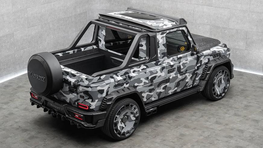 Ателье Mansory сделало из «Гелендвагена» двухместный пикап