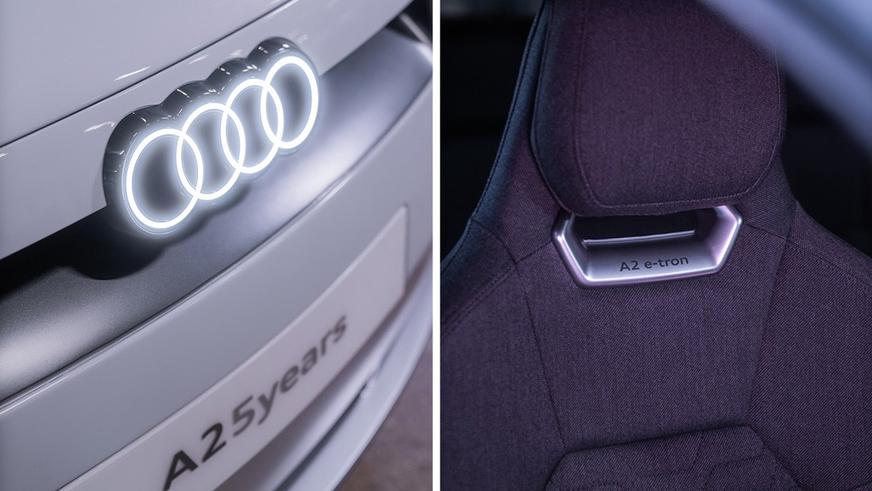 Студенты превратили Audi A2 в электрокар
