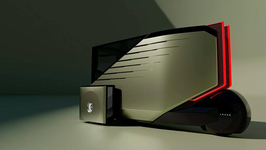 Lexus LS стал роскошным вэном с шестью колёсами