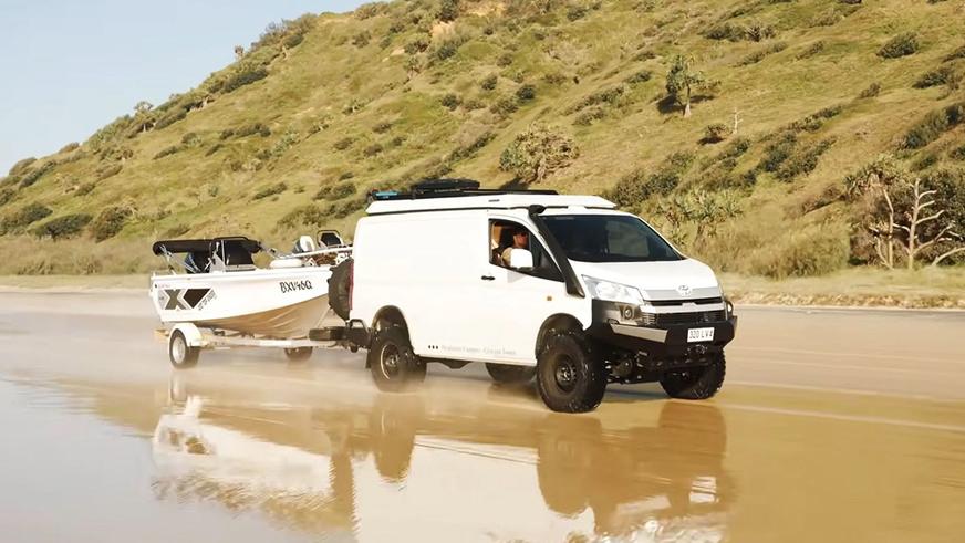 Экспедиционный Toyota HiAce построили в Австралии