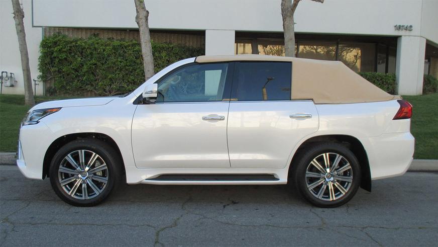 В Эмиратах из Lexus LX сделали кабриолет