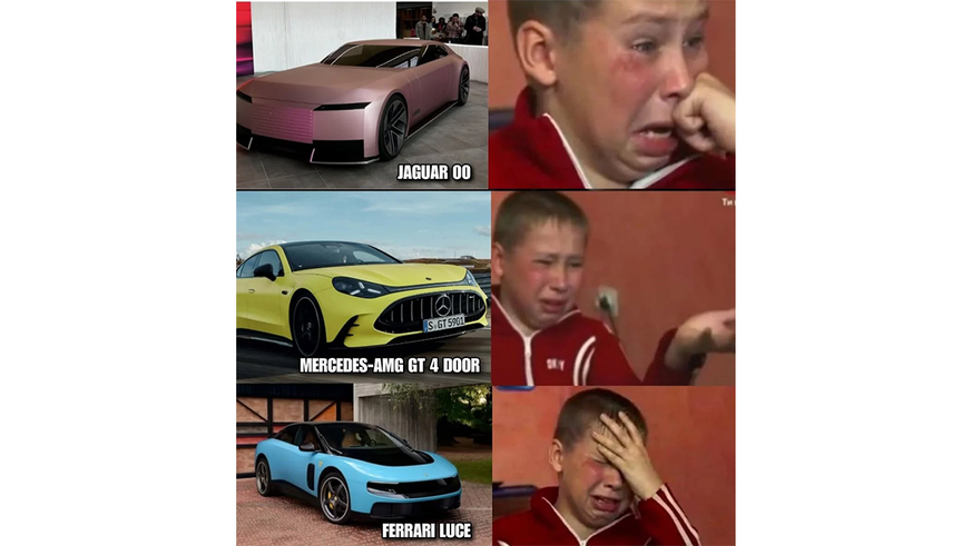 Первый электромобиль Ferrari стал героем мемов и объектом критики