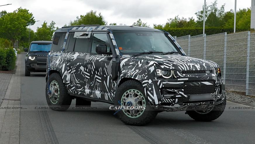 Необычный Land Rover замечен на Нордшляйфе