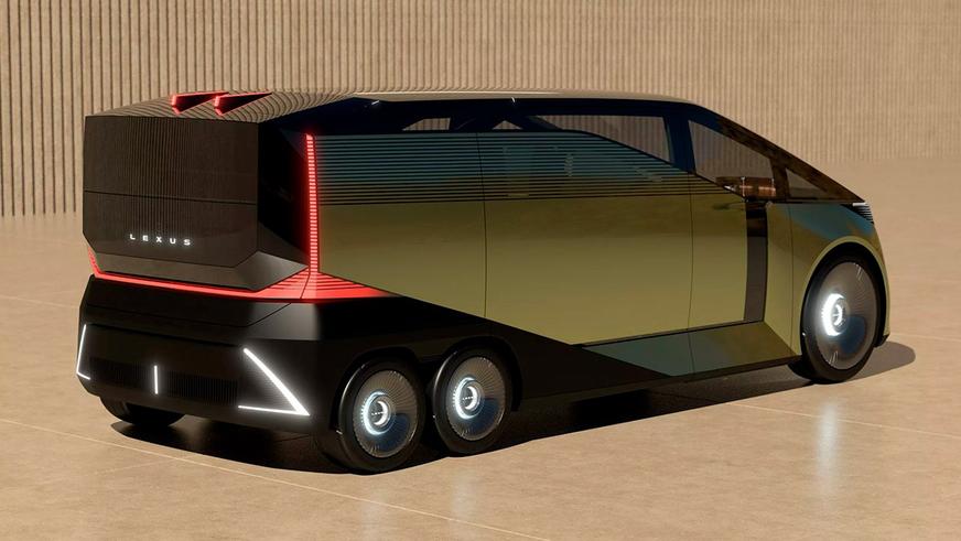 Lexus LS стал роскошным вэном с шестью колёсами