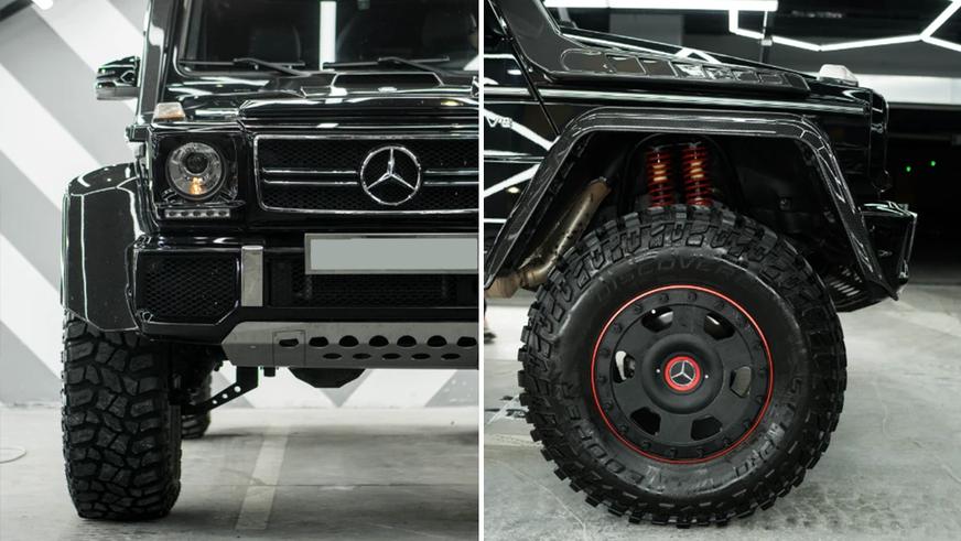 Найдено на Kolesa.kz: самодельный G500 4x42