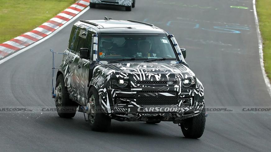 Необычный Land Rover замечен на Нордшляйфе