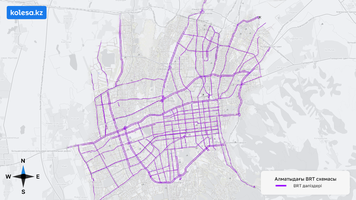 Алматыда LRT желісі көбейеді
