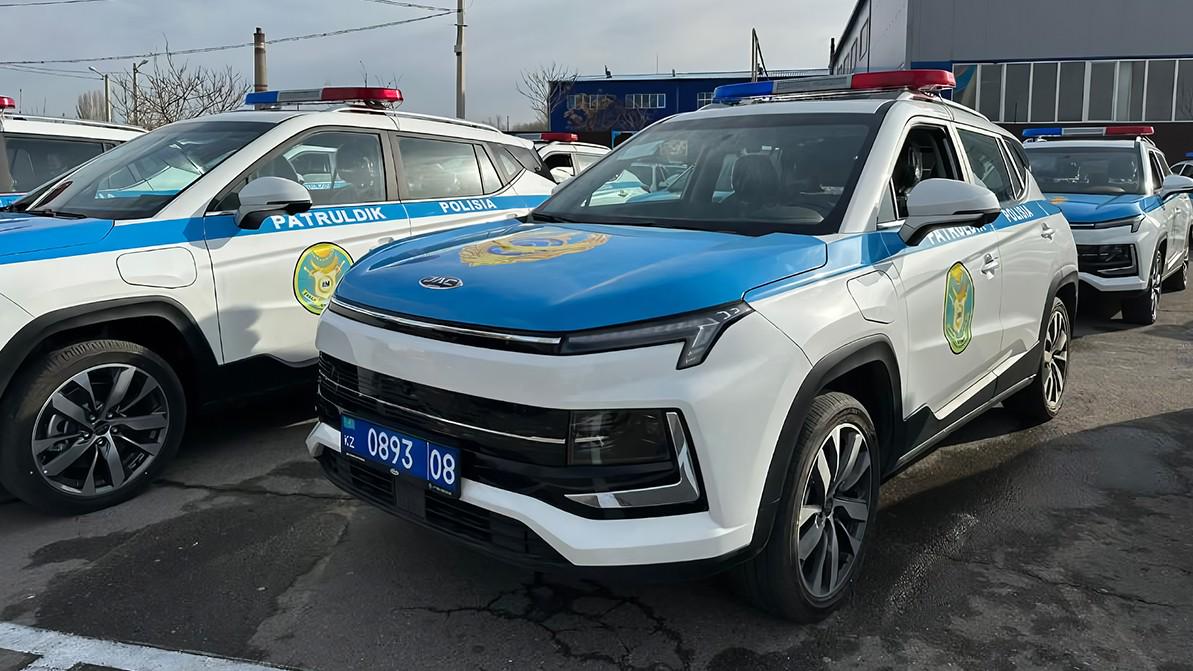 Жамбыл облысының полициясы электрлі JAC мінеді