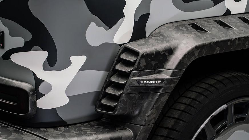 Ателье Mansory сделало из «Гелендвагена» двухместный пикап