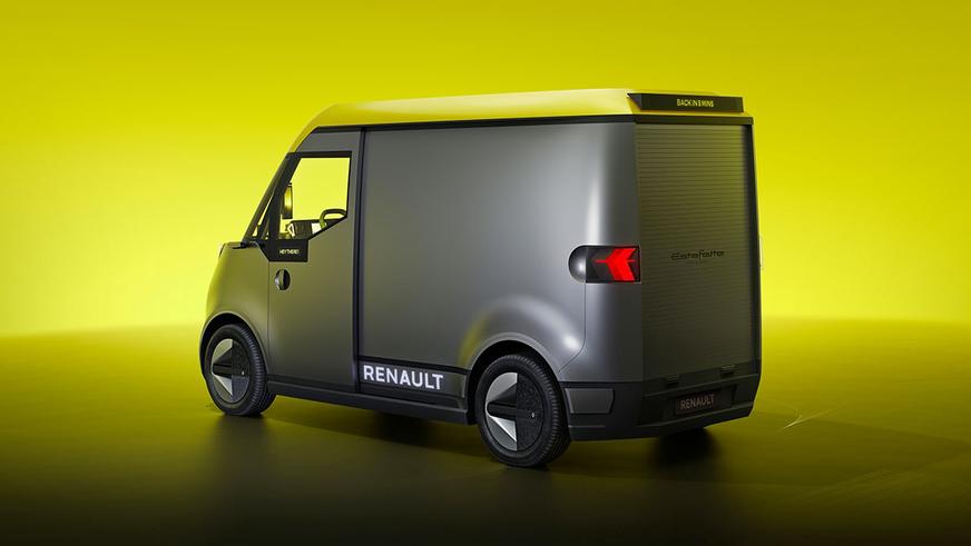 Renault показала Estafette — батарейный ретрофургон «последней мили»