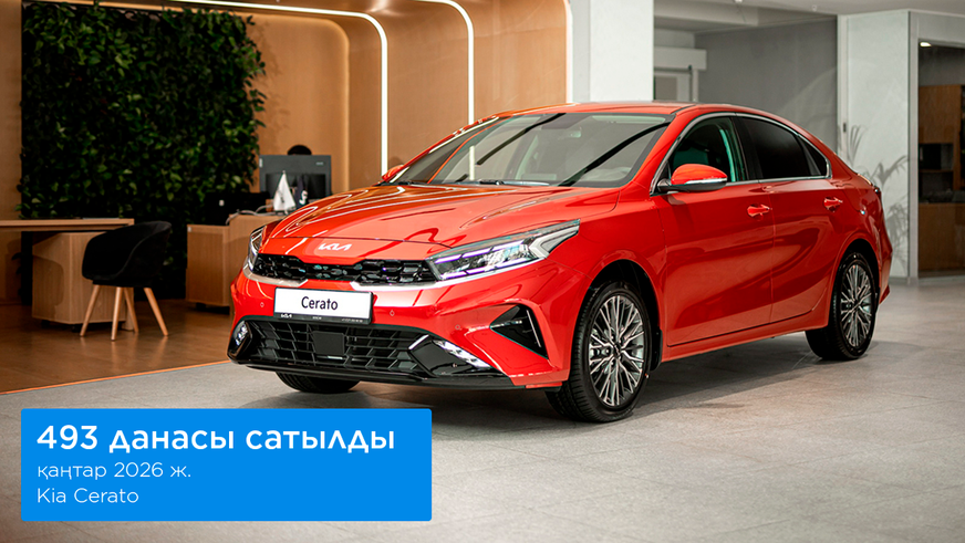Қаңтардағы жаңа көлік саудасы: Kia көш бастады