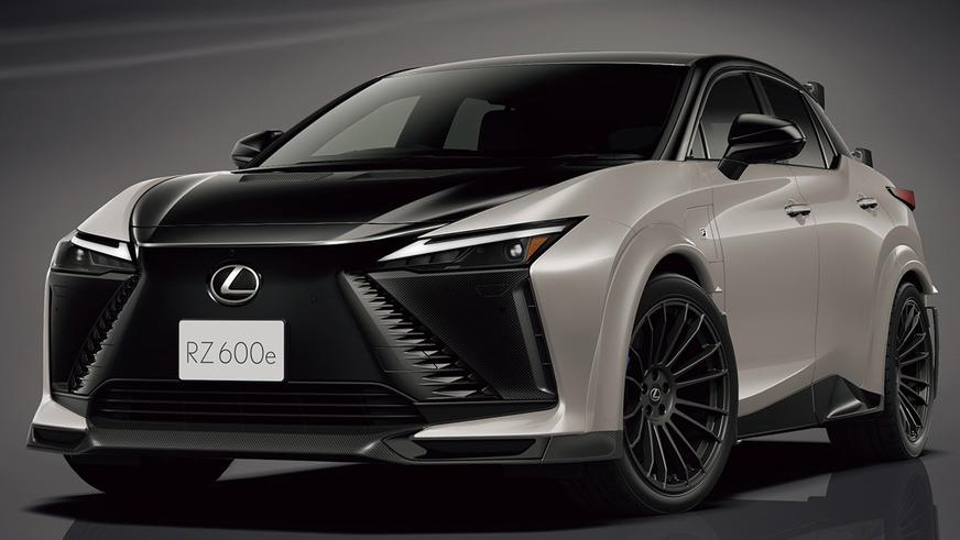 Электрический Lexus RZ получил мощную версию с карбоновым обвесом