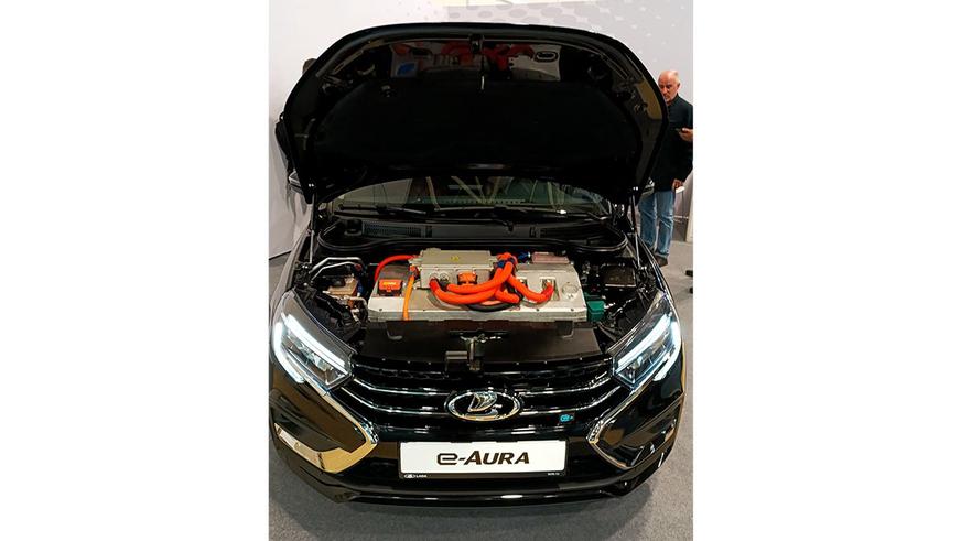 Lada Aura показали в электрической версии Lada Aura показали в электрической версии