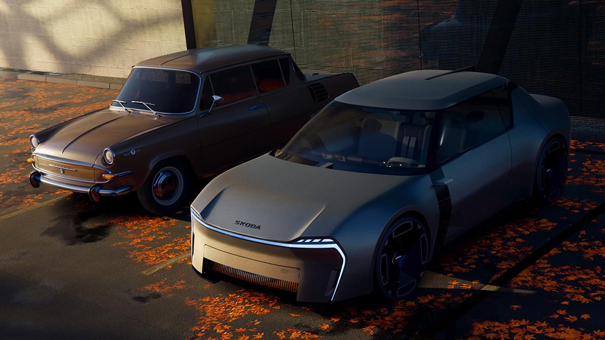 Редкое купе Škoda из 1960-х стало кроссовером, но только виртуально
