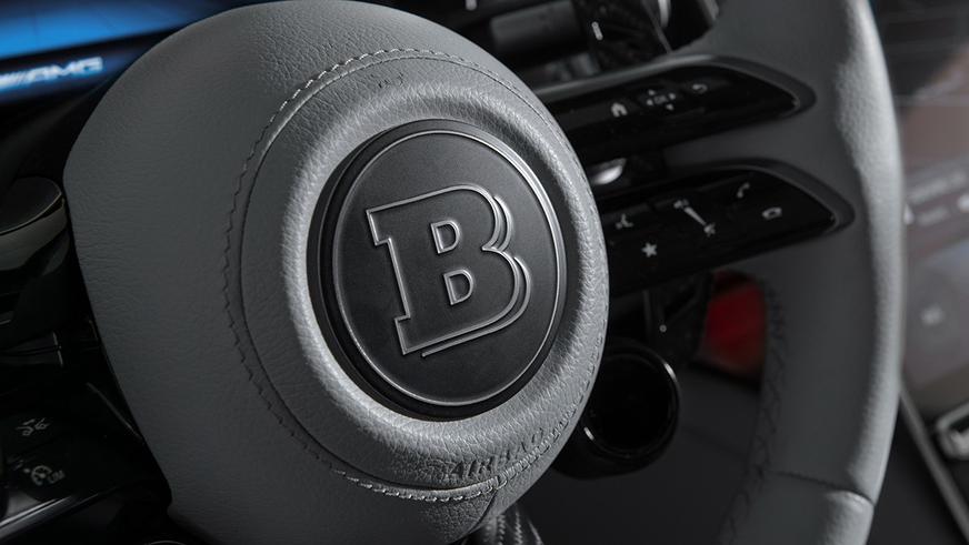 Монохромный Mercedes-Benz S-класса от Brabus: тысяча гибридных «лошадей»
