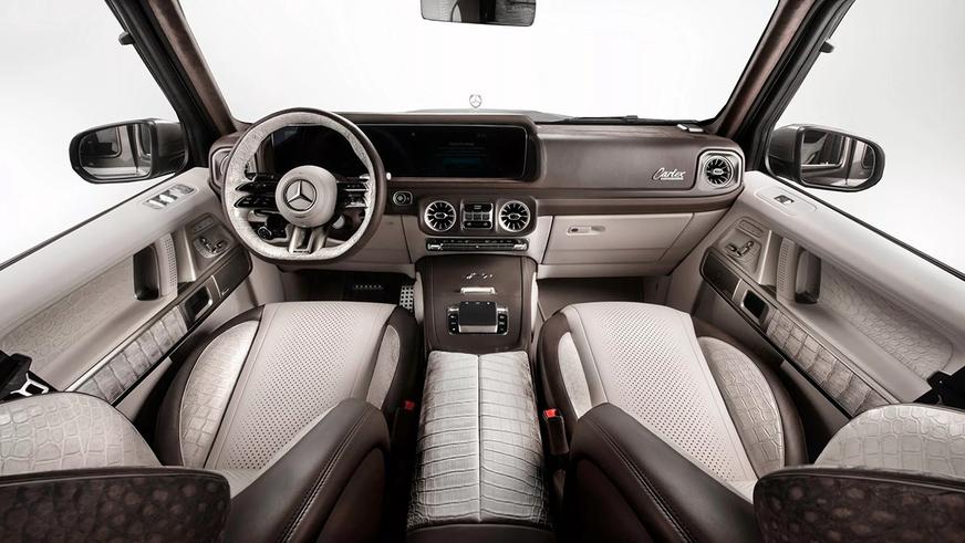 Сверхдорогой «Гелендваген» окрасили алмазной пылью