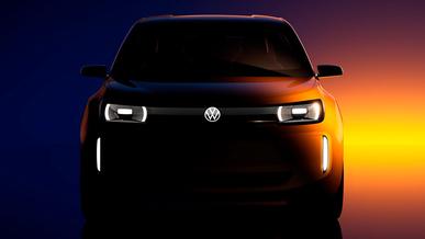 Volkswagen показал первое фото самого дешёвого электрокара