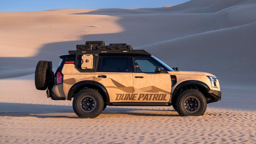 Старый Nissan Patrol оснастили 1000-сильным мотором