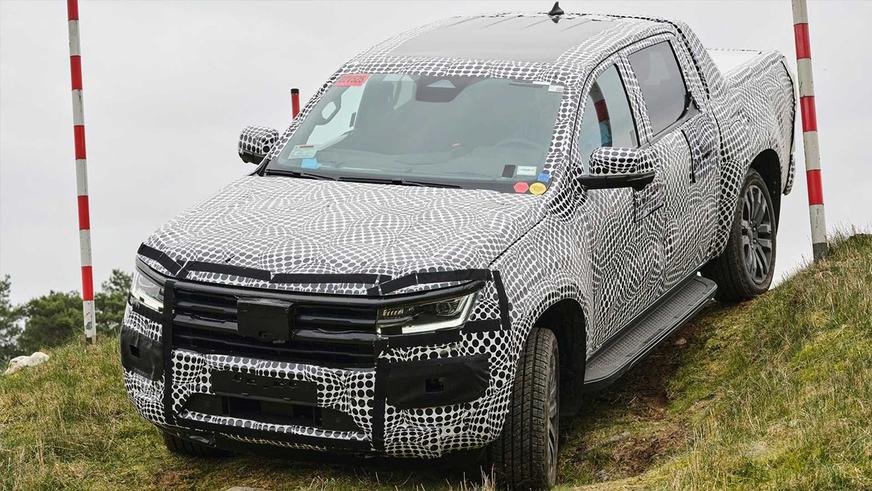 Новый Volkswagen Amarok показали в маскировке