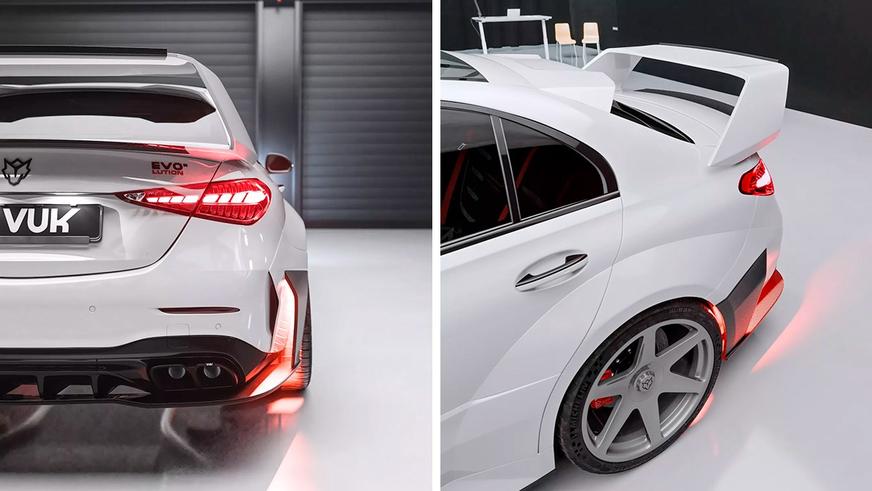 Тюнеры показали Mercedes-AMG C 63 S в стиле 190E Evo II