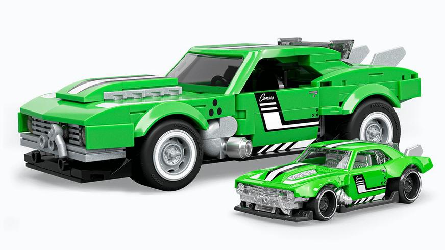 Hot Wheels впервые выпустит сборные машинки по образцу Lego