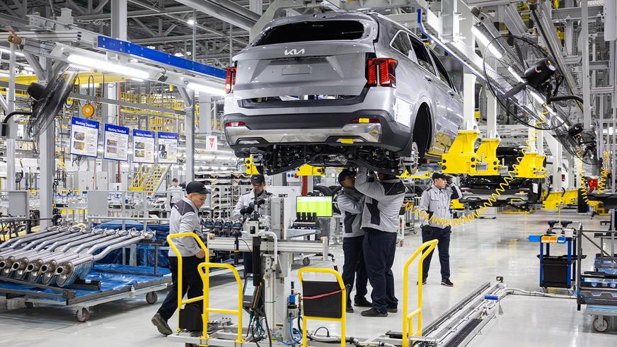 Каким получился новый завод Kia в Костанае