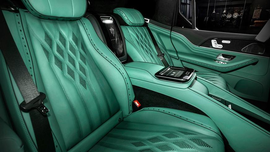 Mercedes GLS в золоте или «мяте»