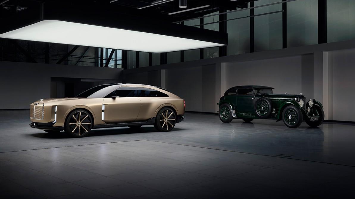 Bentley показала первый электрокар — экзотический 3-местный кроссовер