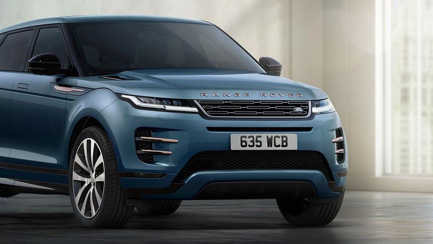 Range Rover Evoque символически обновился снаружи и изнутри