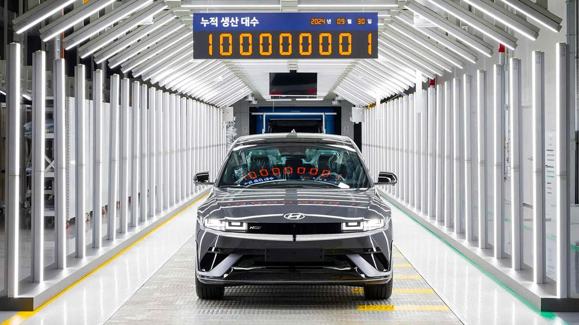 Hyundai выпустил 100 миллионов автомобилей