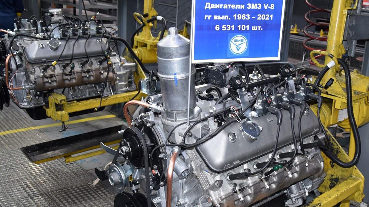 ЗМЗ V8 моторын қайта шығарады