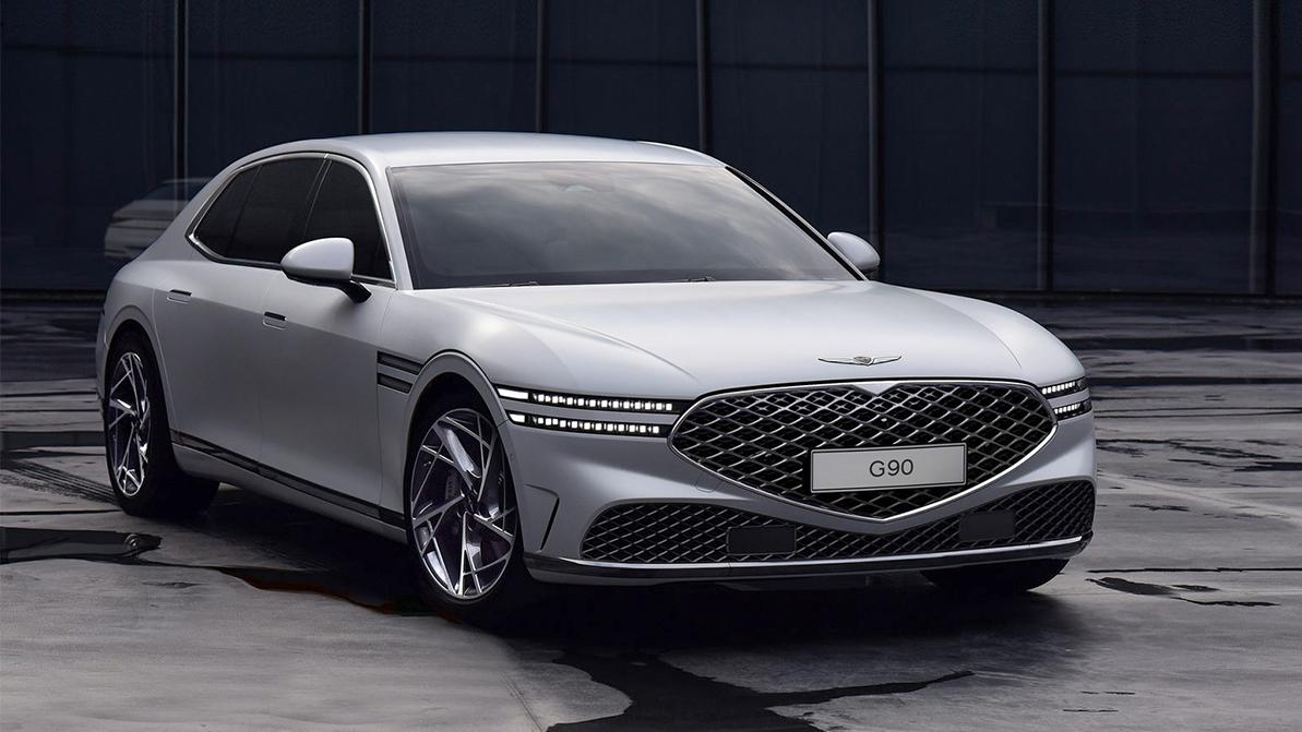Первые фото нового Genesis G90 появились в Сети