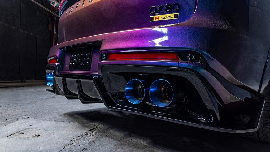 Infiniti установила 1000-сильный двигатель GT-R под капот QX80