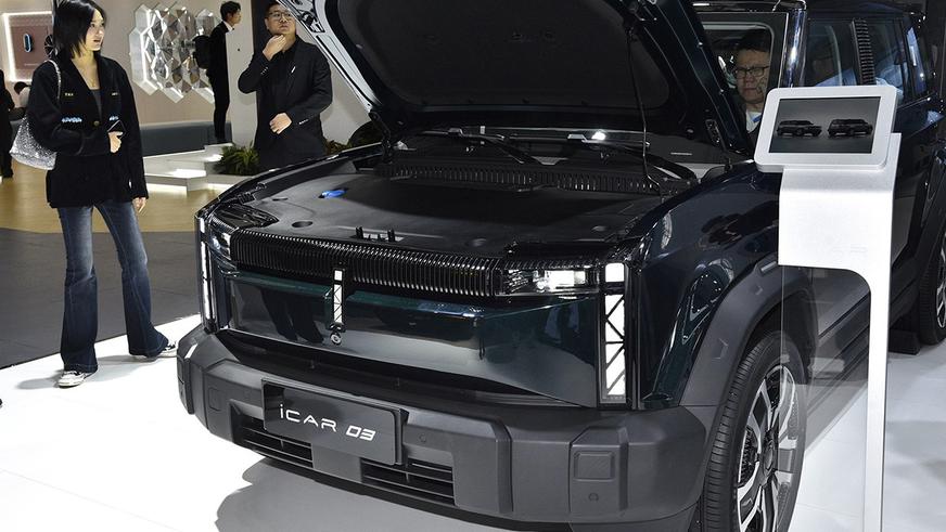 Батарейный кроссовер Chery iCar 03: характеристики и цены
